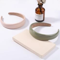 3cm Wide Glossy Leather Headband