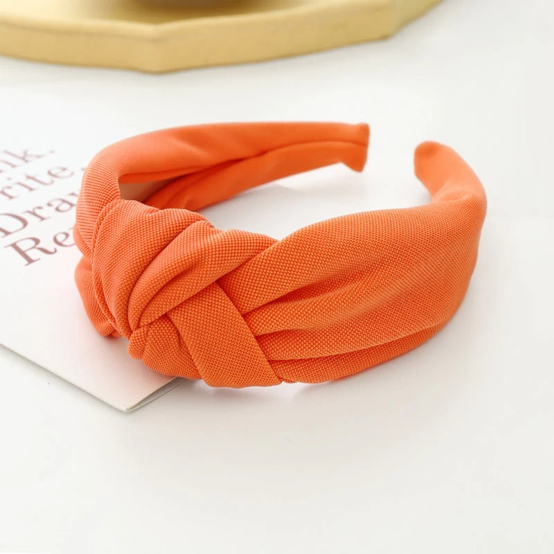 Plain Glossy Knotted Headband - Image 3