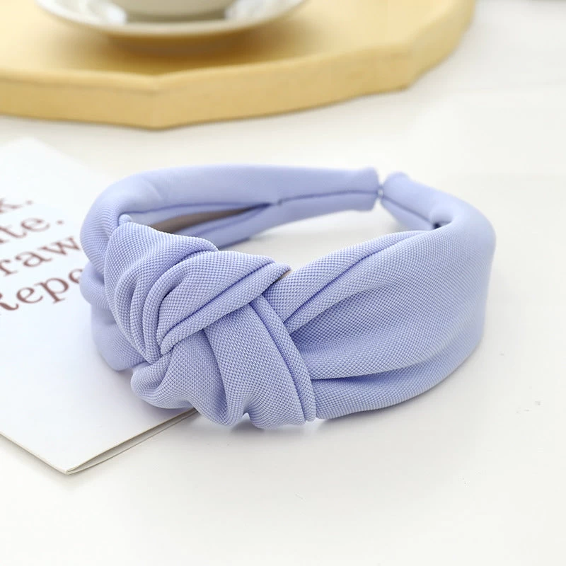 Plain Glossy Knotted Headband