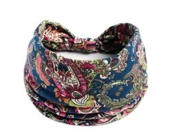 Multicoloured Paisley Printed 2-way Knotted Bandanna Hair Band
