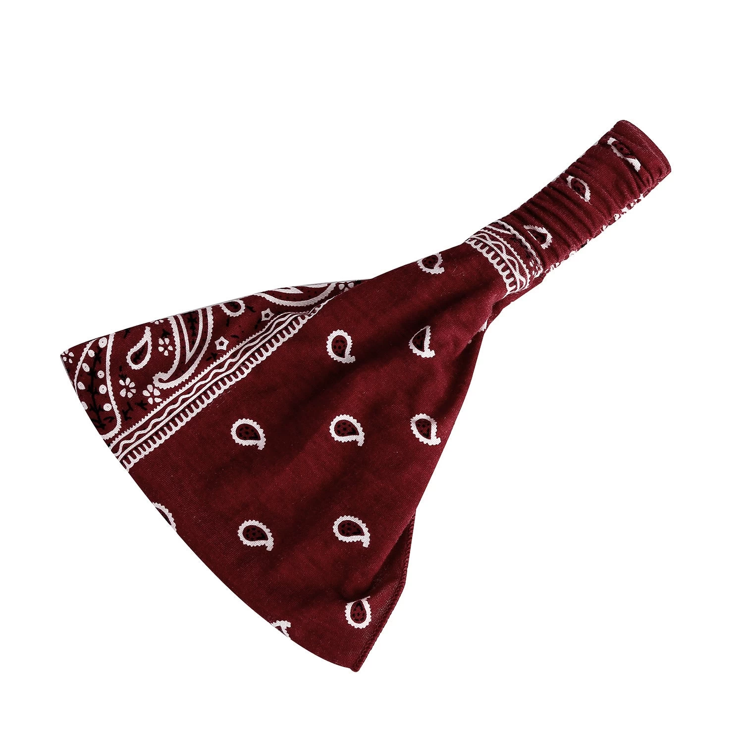 Paisley Print Thin Bandanna Headband - Image 2