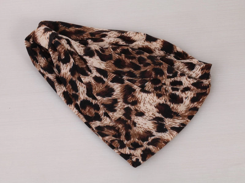 Leopard Print 2-way Bandanna Headband - Image 9