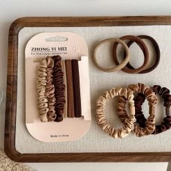 Mixed 6-pack Elastic Hair Tie