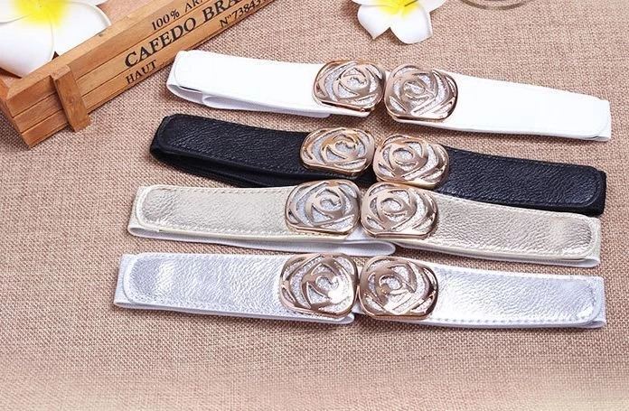 Glitter Rose Stretch Belt - Image 2