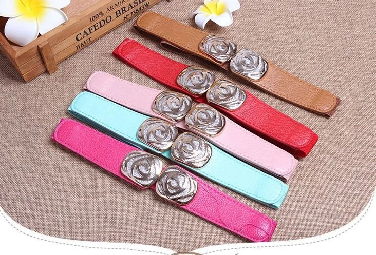 Glitter Rose Stretch Belt - Image 3