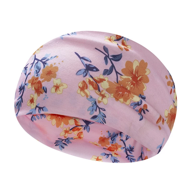 Multi Flowers Print Loop Hair Band - Image 14