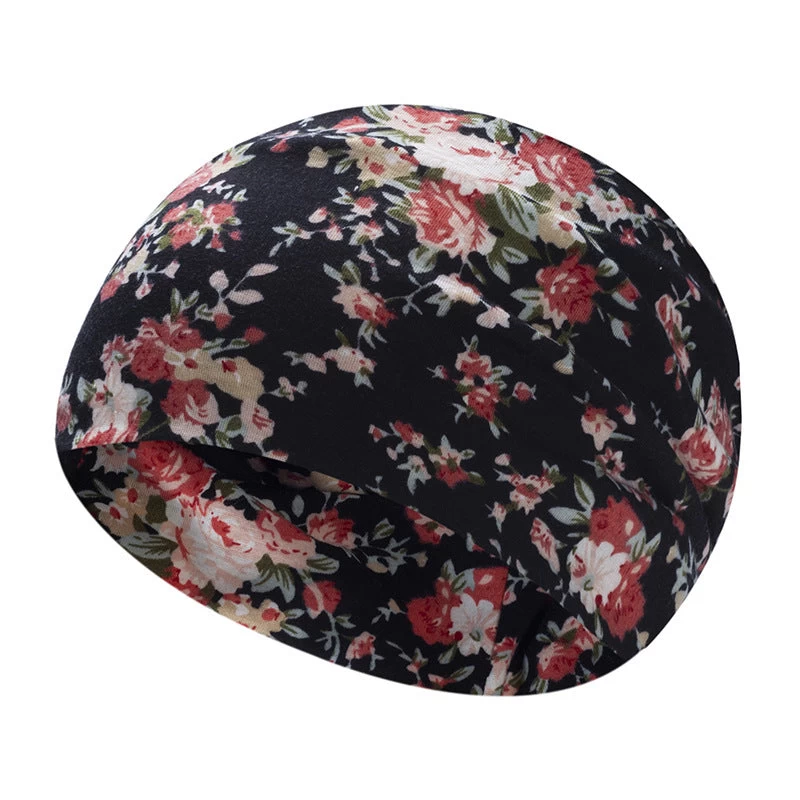 Multi Flowers Print Loop Hair Band - Image 17