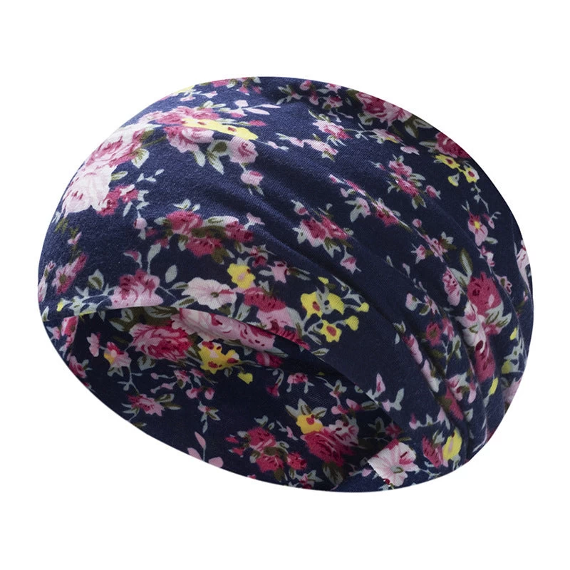 Multi Flowers Print Loop Hair Band - Image 19