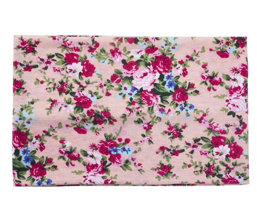 Multi Flowers Print Loop Hair Band