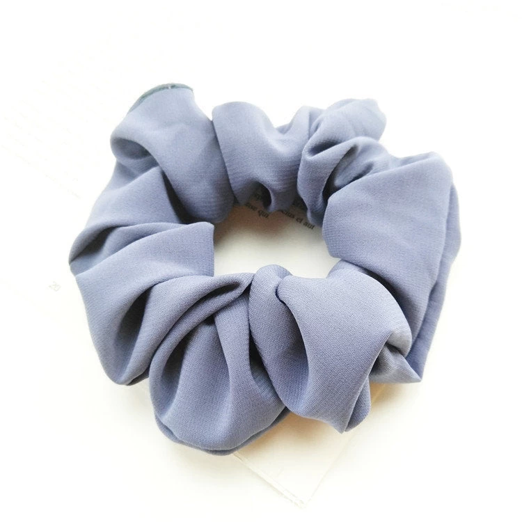 Macaroon Chiffon Plain Scrunchies - Image 5