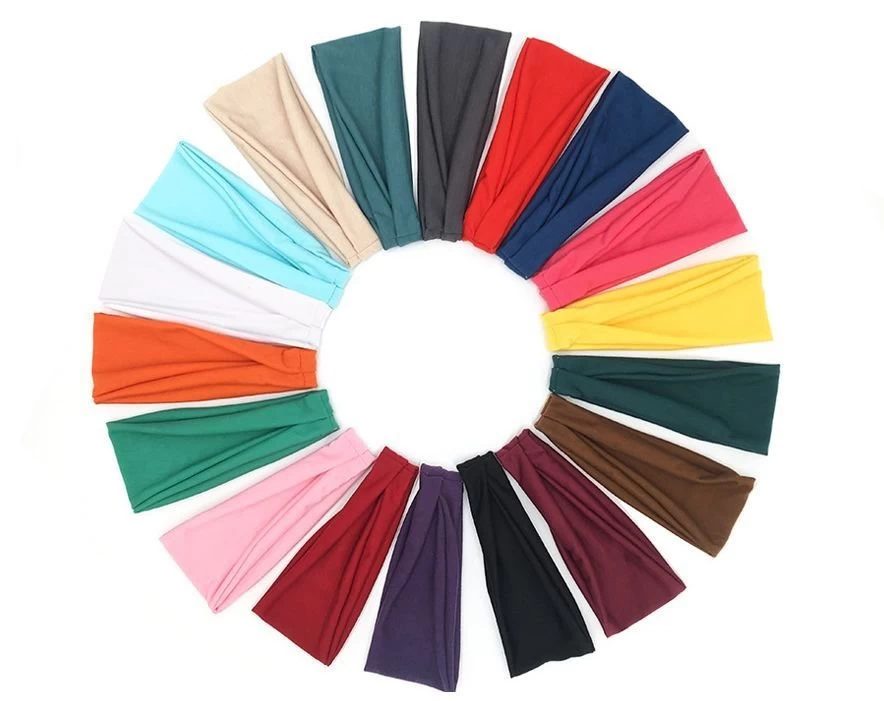 Plain Sporty Bandanna Headband - Image 2