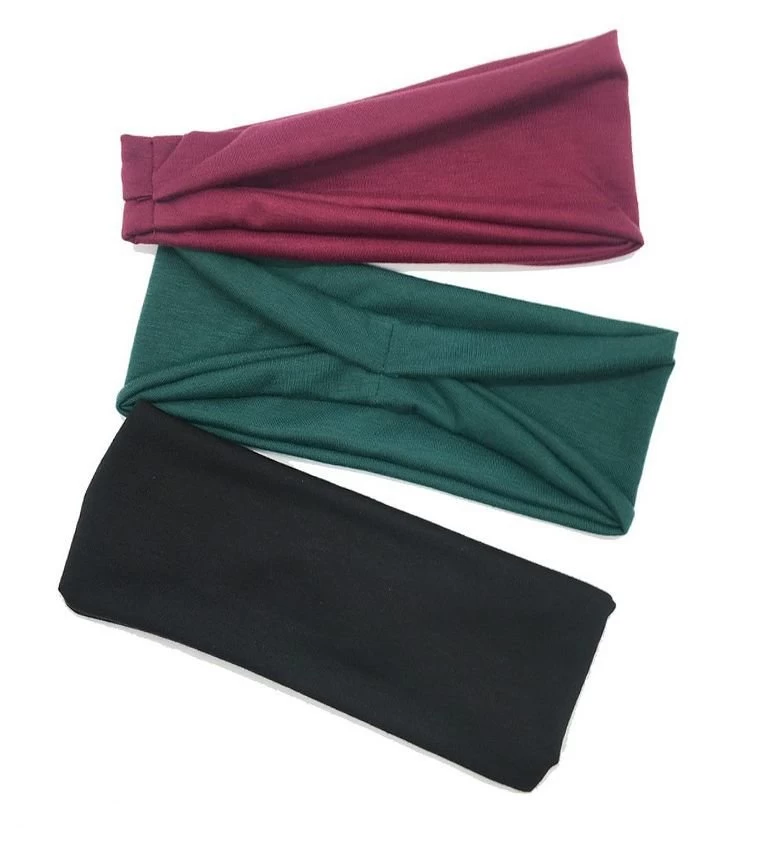 Plain Sporty Bandanna Headband - Image 7