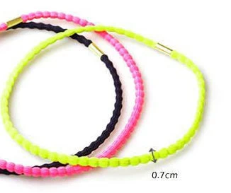 Neon Thin Elastic Headband - Image 3
