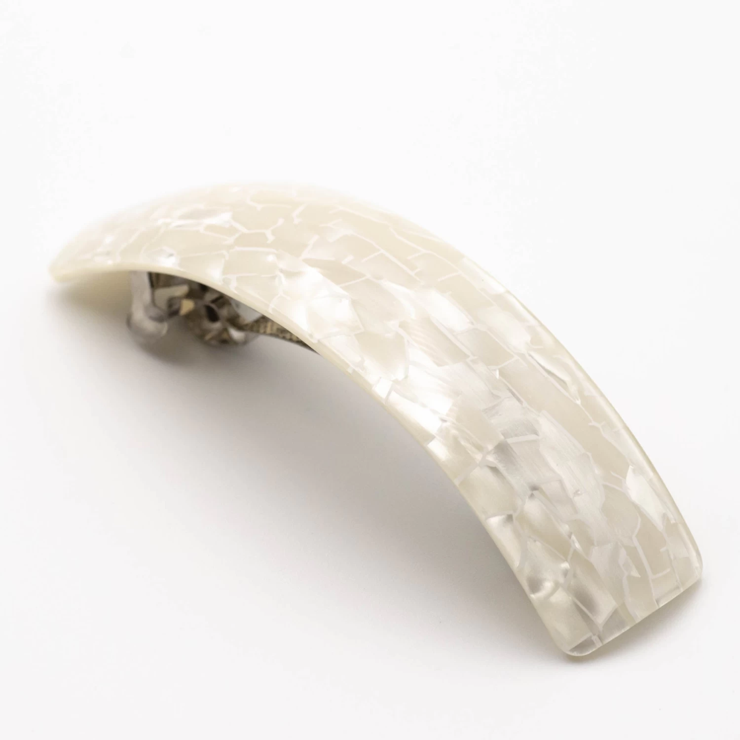 Patterned Arch Rectangle Hair Barrette - Image 7