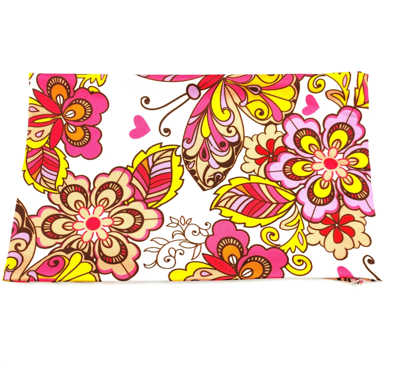Multicoloured Butterfly Floral Wide Loop Headband - Image 4