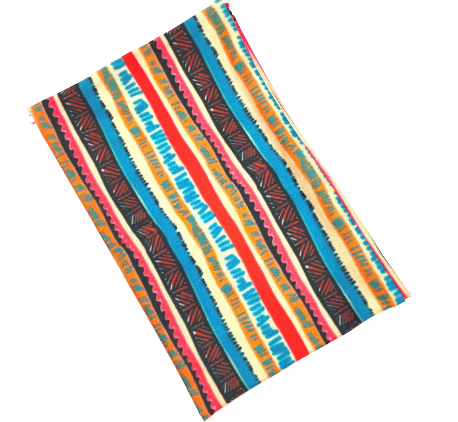 Ethnic Style Multicoloured Trips Wide Loop Headband - Image 2