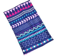 Multicoloured Navy Wide Loop Headband
