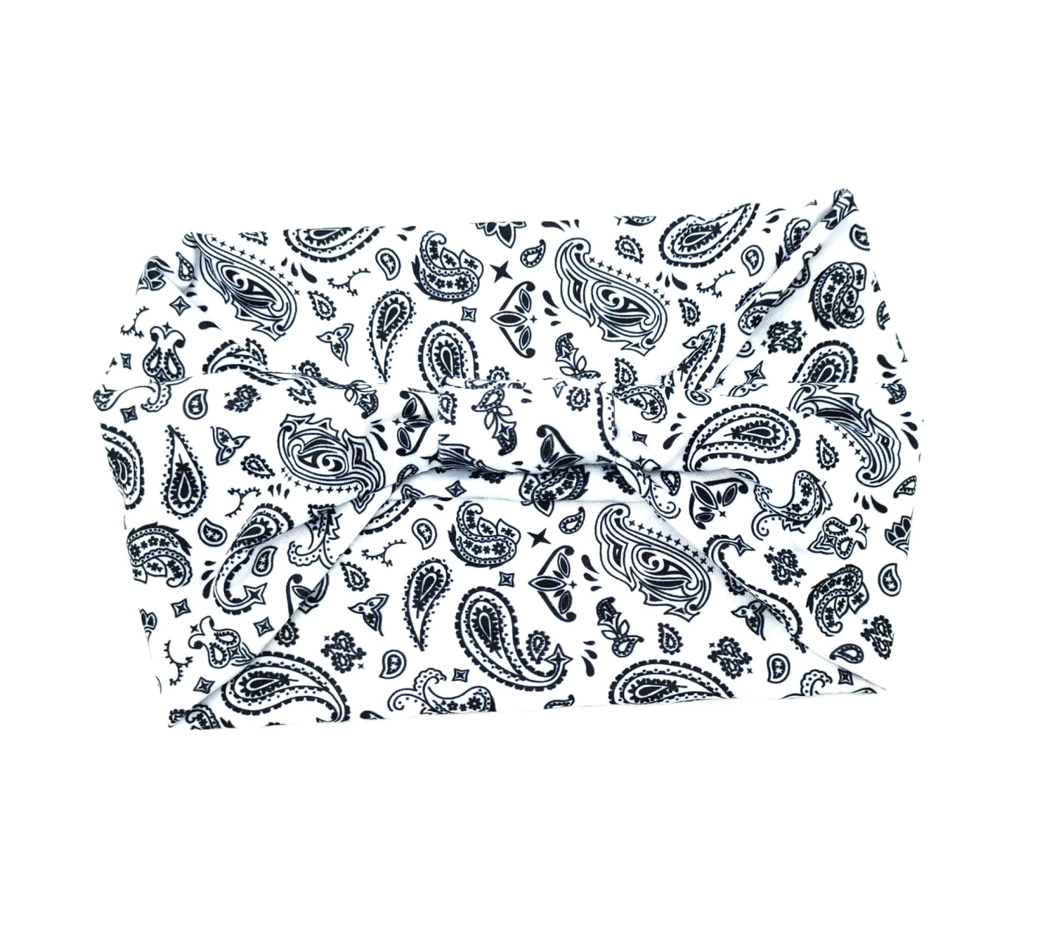 Paisley Print Knotted Bandanna Headband - Image 10