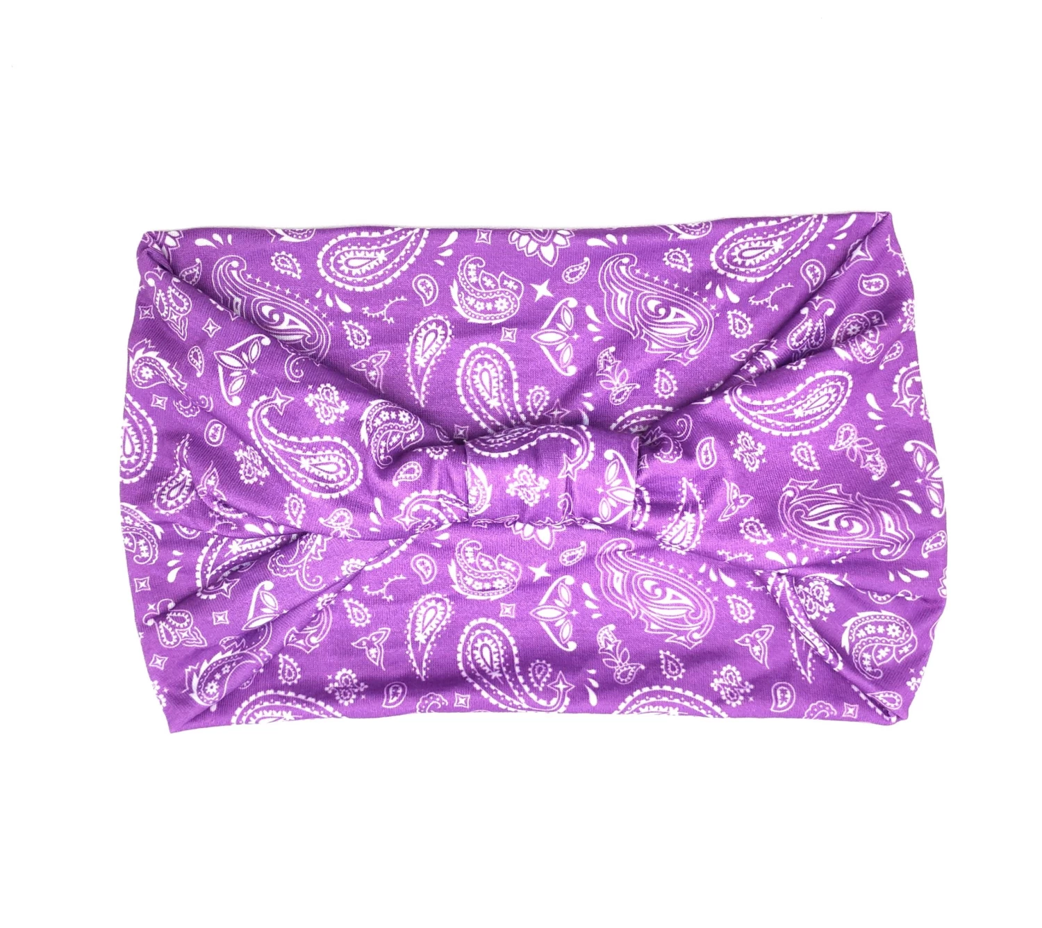 Paisley Print Knotted Bandanna Headband - Image 12