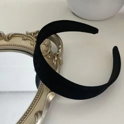 4cm-wide Flat Velvet Headband