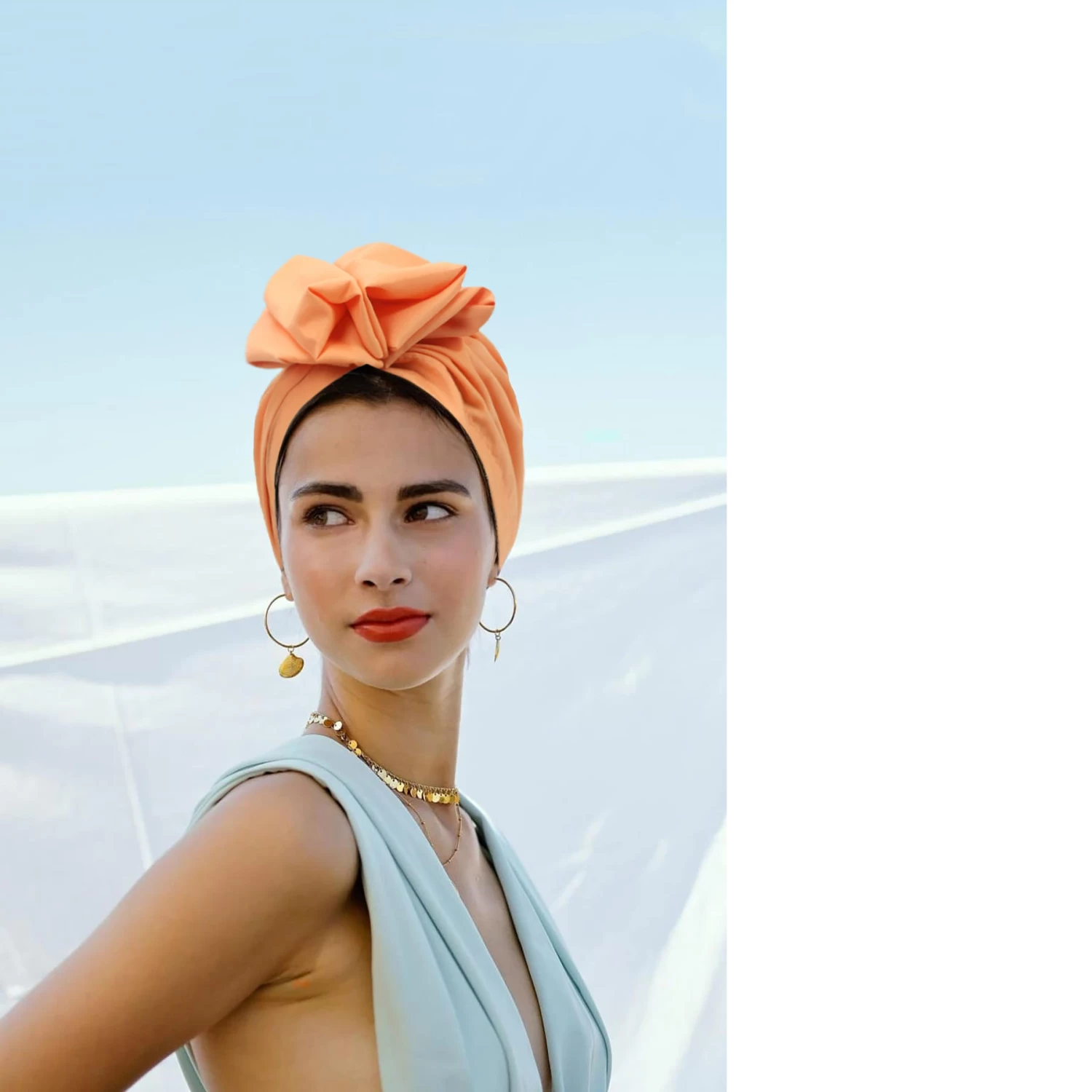 Folds Front Elastic Hair Cap - Image 5