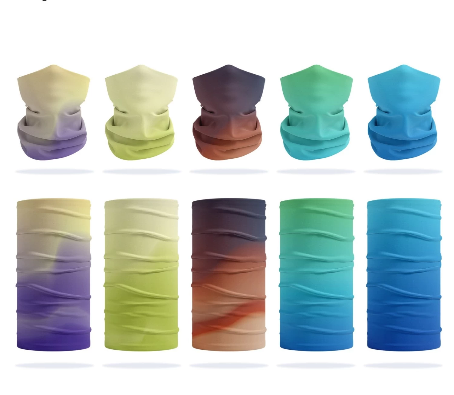 Premium Multifunctional Seamless Wear In Aurora Printing - Image 3