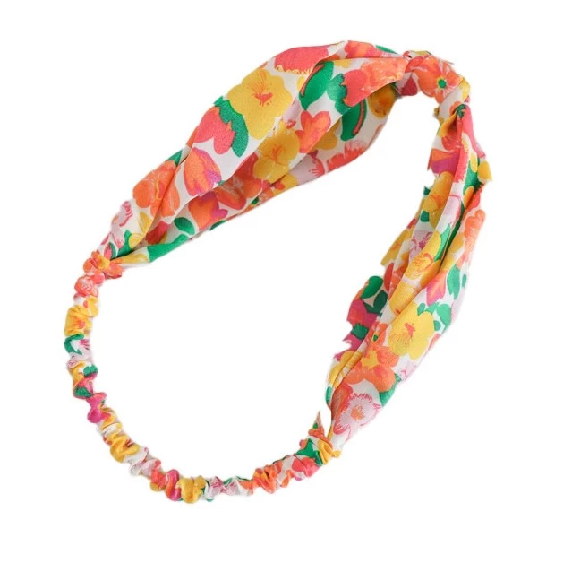 Bright Floral Elastic Headband - Image 2