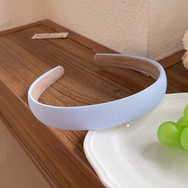 2cm Wide Matte Satin Headband - Image 19