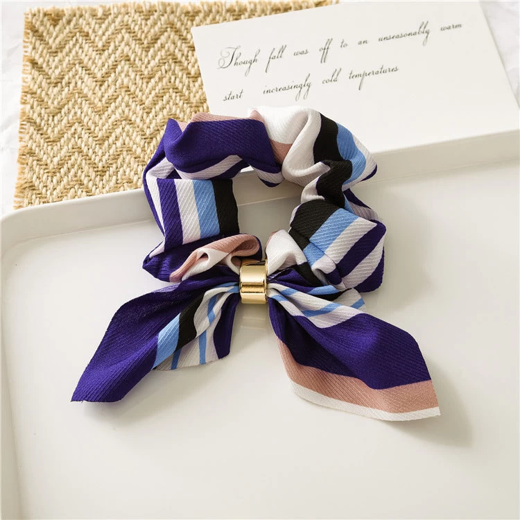 Buckle Scrunchies With Bow - Image 4