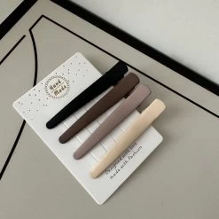 4-pack Metallic Ibis Hair Slide