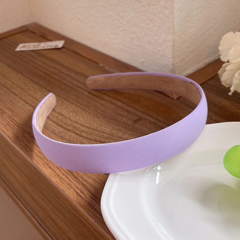 2cm Wide Matte Satin Headband - Image 20