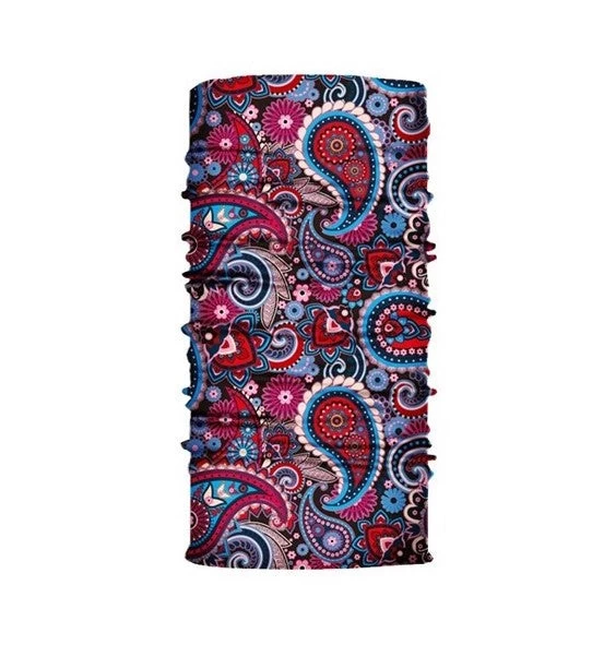 Multi-purpose Seamless Head Wrap In Paisley Print - Image 12