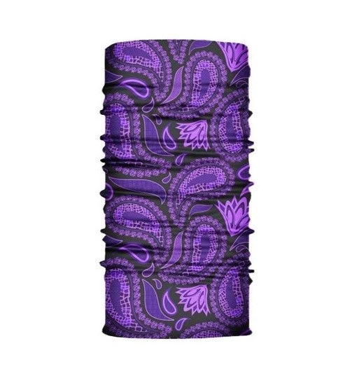 Multi-purpose Seamless Head Wrap In Paisley Print - Image 14